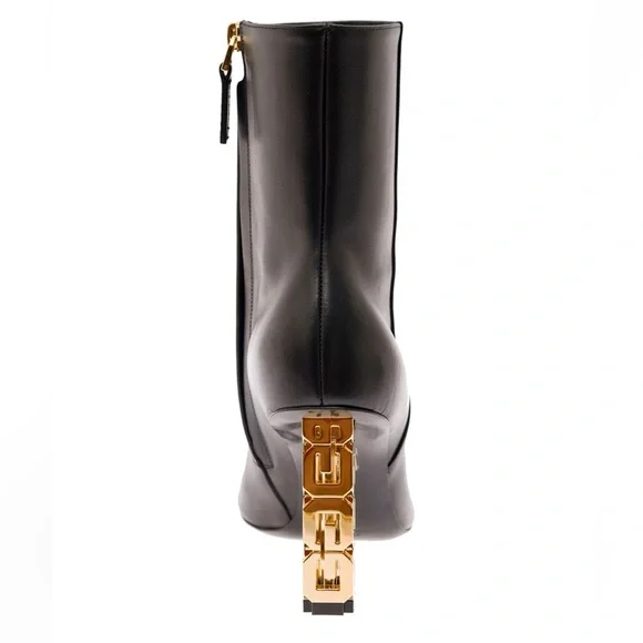 Givenchy G Cube Ankle Boots Black Leather - Picture 3 of 5